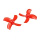 20PCS 31mm 4-blade Propeller for Kingkong/LDARC TINY 6 6X Tiny Whoop Eachine E010 E010C E010S Blade Inductrix RC Quadcopter