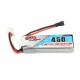 2X Gaoneng GNB 7.4V 450mAh 2S 80/160C Lipo Battery White Plug