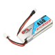 2X Gaoneng GNB 7.4V 450mAh 2S 80/160C Lipo Battery White Plug