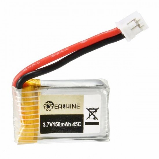 5PCS Eachine E010 E010C 3.7V 150MAH 45C Upgrade Battery USB Charger Set RC Quadcopter Spare Parts