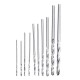 0.3-3.8mm Mini Aluminum Hand Drill with Twist Drill Bits Chuck Drilling Rotary Tools