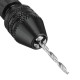 0.3-3.8mm Mini Aluminum Hand Drill with Twist Drill Bits Chuck Drilling Rotary Tools