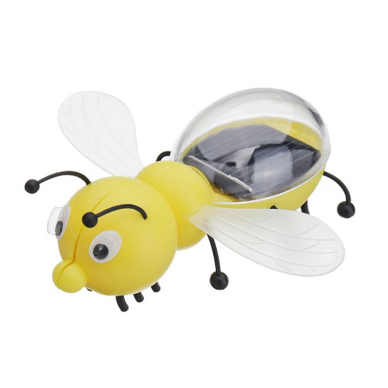 8cm Solar Power Toy Cute Bee Developmental Gadget Toy Animal For Kid Gift