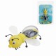 8cm Solar Power Toy Cute Bee Developmental Gadget Toy Animal For Kid Gift