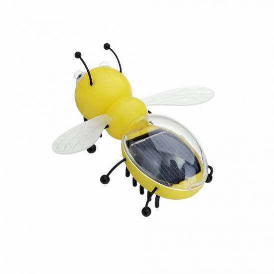 8cm Solar Power Toy Cute Bee Developmental Gadget Toy Animal For Kid Gift