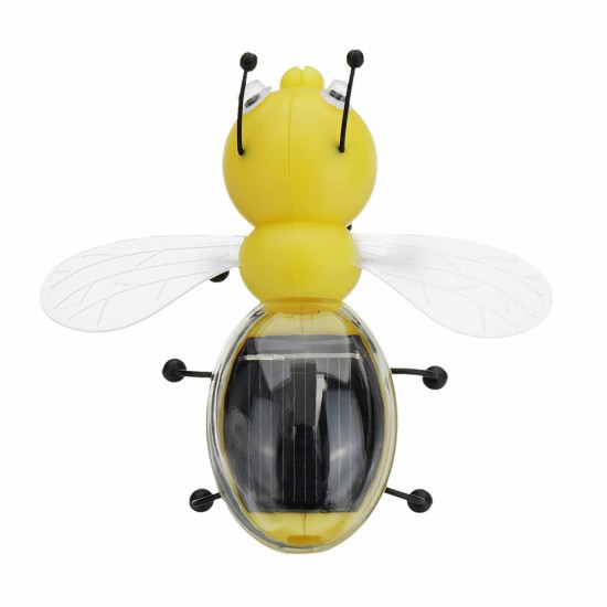 8cm Solar Power Toy Cute Bee Developmental Gadget Toy Animal For Kid Gift