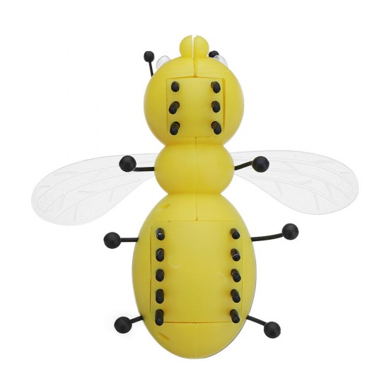 8cm Solar Power Toy Cute Bee Developmental Gadget Toy Animal For Kid Gift