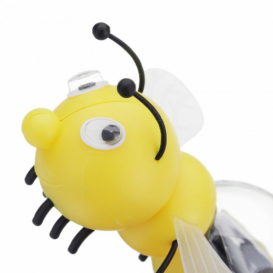 8cm Solar Power Toy Cute Bee Developmental Gadget Toy Animal For Kid Gift