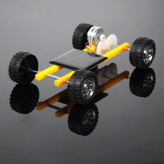 DIY Solar Power Toy Mini Car for Children