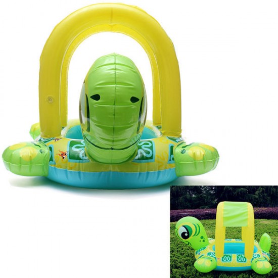 Baby Kids Tortoise Shape Inflatable Pool Float Seat Boat Water Swim Ring