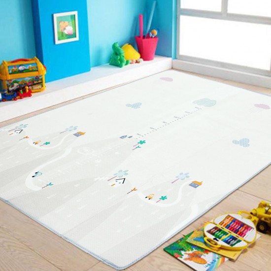 Baby Play Mat Toddler Playroom Activity Rug Nursery Dual Sided Carpet Blanket