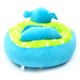 Baby Soft Learn Sitting Chair Cushion Training Inflatable Seat Nursing Pillows Child Safety Seat Belt