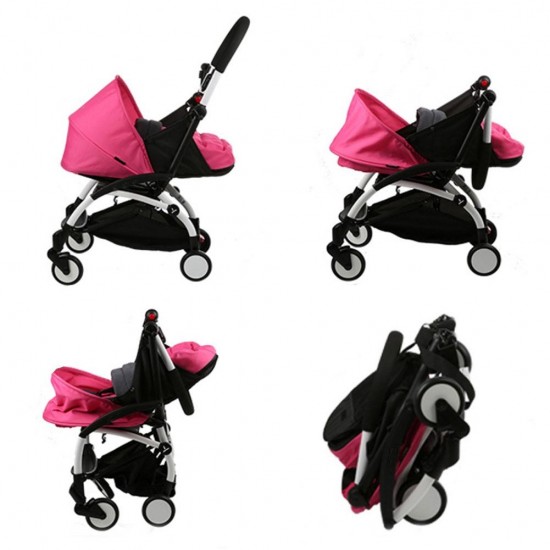 Folding Baby Stroller Sleeping Basket Infant Carriage Pushchair Sleep Pad Travel Car Stroller Folding Baby Stroller Sleeping Basket Infant Carriage Pushchair Sleep Pad Travel Car Stroller