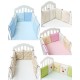 6PC A Set Baby Bed Bumpers Cotton Plush Safety Infant Toddler Nursery Beding Protection