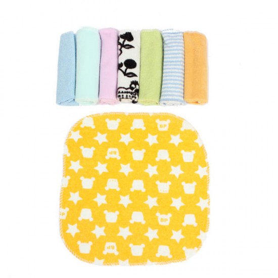8 Pcs Soft Baby Infants Kids Newborn Children Bathroom Wipe Drool Towels Washcloth Shower Feeding Clean Tools
