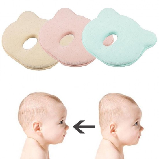 Baby Pillow Infant Toddler Sleep Positioner Anti Roll Cushion Flat Head Protection for Baby Cotton Pillow