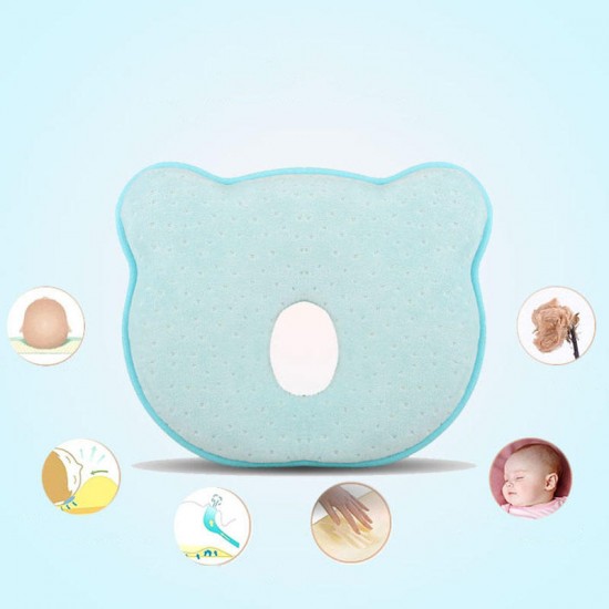 Baby Pillow Infant Toddler Sleep Positioner Anti Roll Cushion Flat Head Protection for Baby Cotton Pillow
