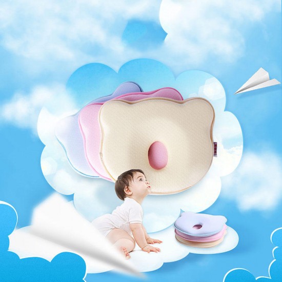 Baby Pillow Infant Toddler Sleep Positioner Anti Roll Cushion Flat Head Protection for Baby Cotton Pillow