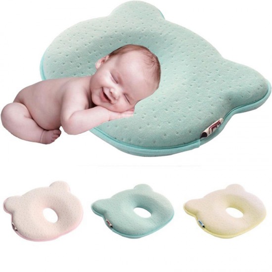 Baby Pillow Infant Toddler Sleep Positioner Anti Roll Cushion Flat Head Protection for Baby Cotton Pillow