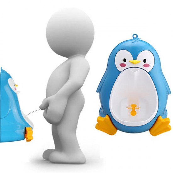 Baby Urinal Toddler Potties Boys Pee Trainer Children Removable Lovely Penguin Toilet Bathroom