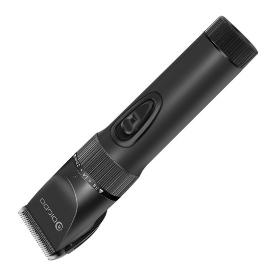 Digoo BB-T2 USB Ceramic R-Blade Hair Clipper Trimmer Rechargeable 4X Extra Limiting Comb Razor Silent Motor for Children Baby Men