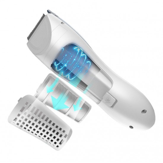 Enssu ES960 Automatic Suction Hair Clipper Professional Electric Kids Hair Trimmer USB Rechargeable Waterproof Hair Cutting Machine with Security Lock for Baby Kids Adults Enssu ES960 Automatic Suction Hair Clipper Professional Electric Kids Hair Trimmer USB Rechargeable Waterproof Hair Cutting Machine with Security Lock for Baby Kids Adults