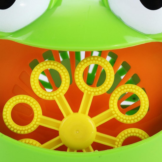 Frog Automatic Bubble Blower Maker Music Machine Bath Children Kids Outdoor Toy Bubble Blower