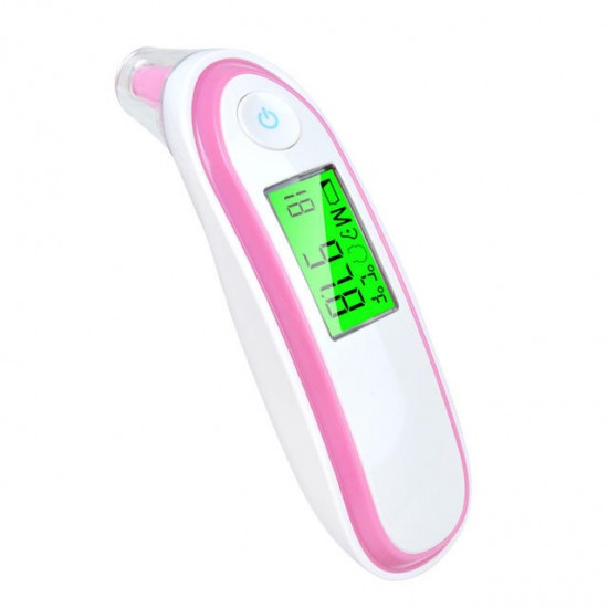 LCD Digital Infrared Baby Thermometer Non-contact Ear & Forehead Laser Body Temperature Baby Adult Medical Fever Thermometer