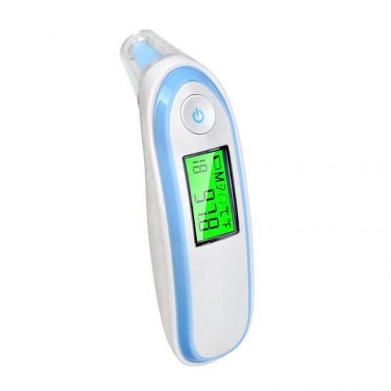 LCD Digital Infrared Baby Thermometer Non-contact Ear & Forehead Laser Body Temperature Baby Adult Medical Fever Thermometer