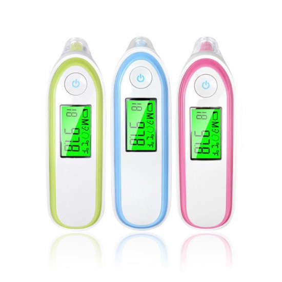 LCD Digital Infrared Baby Thermometer Non-contact Ear & Forehead Laser Body Temperature Baby Adult Medical Fever Thermometer