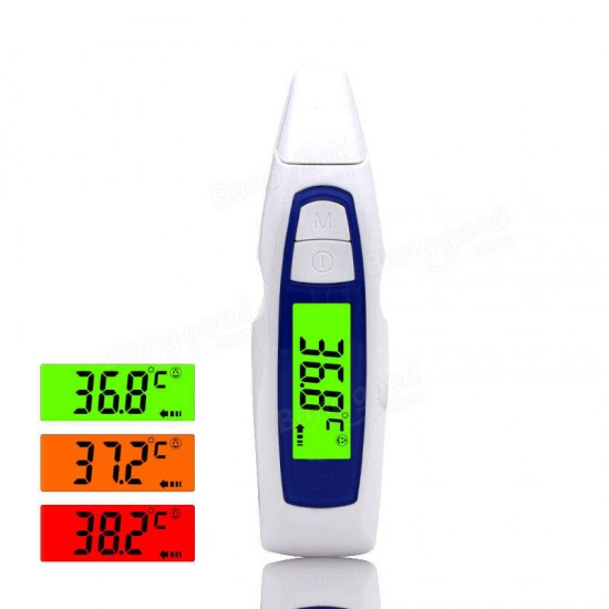 Loskii YI-100 Digital Infrared Non-contact Forehead Ear Infant Baby Thermometer Electronic Body Thermometer for Baby Kids Adults Elders