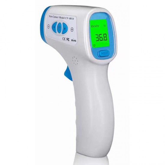 UV-8810 Digital LCD Non Contact Infrared Thermometers Forehead Body Surface Temperature Measure for Adult Child Household Indoor Temperature Test Machine