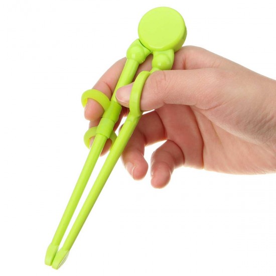 1 Pair Children Kids Beginner Training Helper Chopsticks Cheater Developmental Early Learning Toy