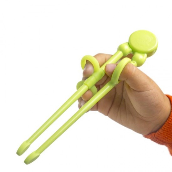 1 Pair Children Kids Beginner Training Helper Chopsticks Cheater Developmental Early Learning Toy