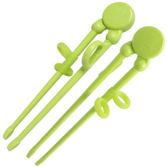 1 Pair Children Kids Beginner Training Helper Chopsticks Cheater Developmental Early Learning Toy 1 Pair Children Kids Beginner Training Helper Chopsticks Cheater Developmental Early Learning Toy