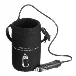12V 40Ã¢â€žÆ’ Car Baby Food Milk Water Drink Cup Bottles Warmer Heater Travel Feeding