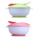 Baby Feeding Sucker Bowl with Temperature Sensing Spoon Suction Cup Bowl Dishes Tableware