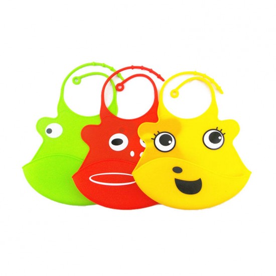 Cartoon Animal Kids Silicone Bib Baby Children Adjustable Waterproof Bib Baby Feeding Tools Crumb Catcher Cartoon Animal Kids Silicone Bib Baby Children Adjustable Waterproof Bib Baby Feeding Tools Crumb Catcher