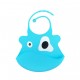 Cartoon Animal Kids Silicone Bib Baby Children Adjustable Waterproof Bib Baby Feeding Tools Crumb Catcher