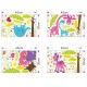 Baby Kids Room Cute Cartoon Jungle Animals DIY Removable Wall Sticker Decal Kid Nursery Home Art Decoration Baby Kids Room Cute Cartoon Jungle Animals DIY Removable Wall Sticker Decal Kid Nursery Home Art Decoration