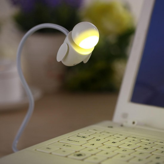 Baby Nurse Feed USB LED Night Lamp Adjustable Light Cute Robot EVA Lamp