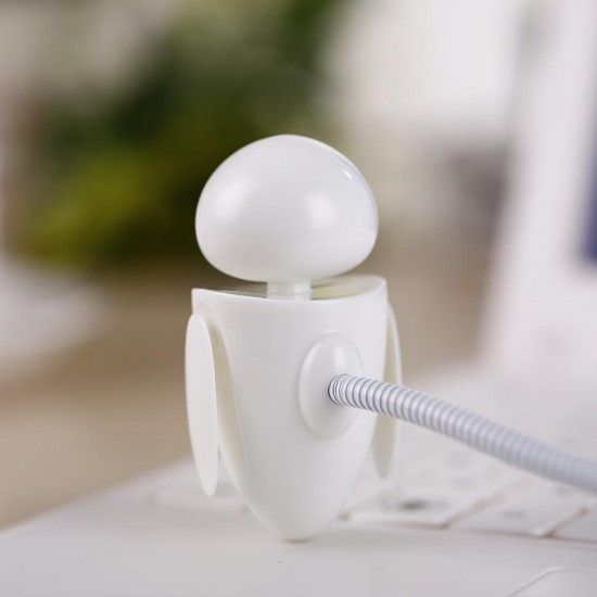 Baby Nurse Feed USB LED Night Lamp Adjustable Light Cute Robot EVA Lamp