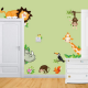 Cartoon Animal Wall Sticker Living Room Home Decoration Creative Decal DIY Mural Wall Art