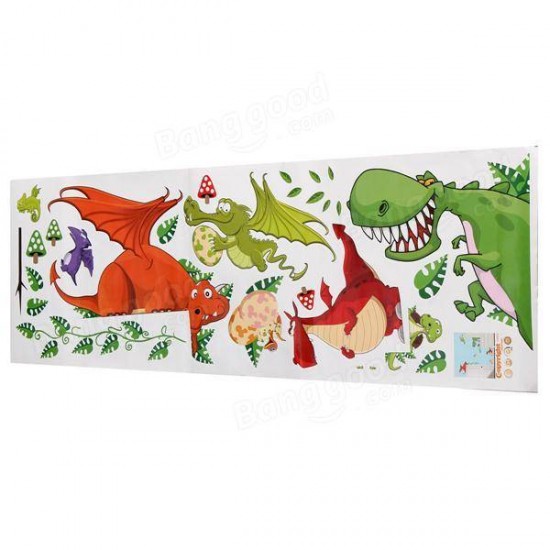 DIY Removable Dinosaur Park Decal Home Kids Bedroom Decor Wall Sticker Wallpaper