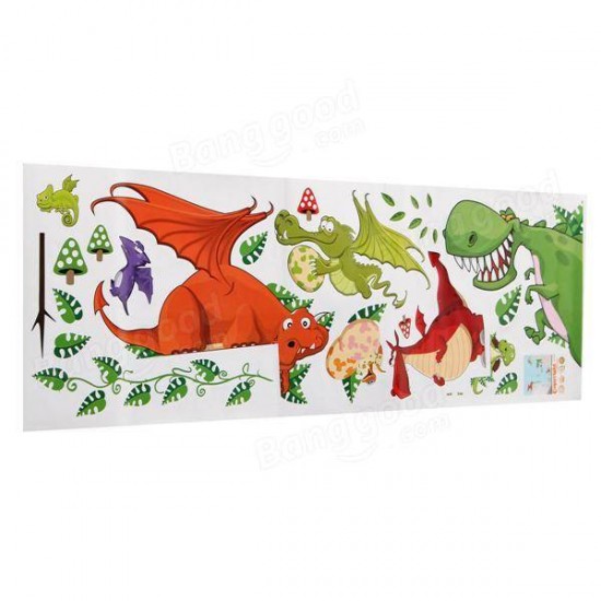 DIY Removable Dinosaur Park Decal Home Kids Bedroom Decor Wall Sticker Wallpaper