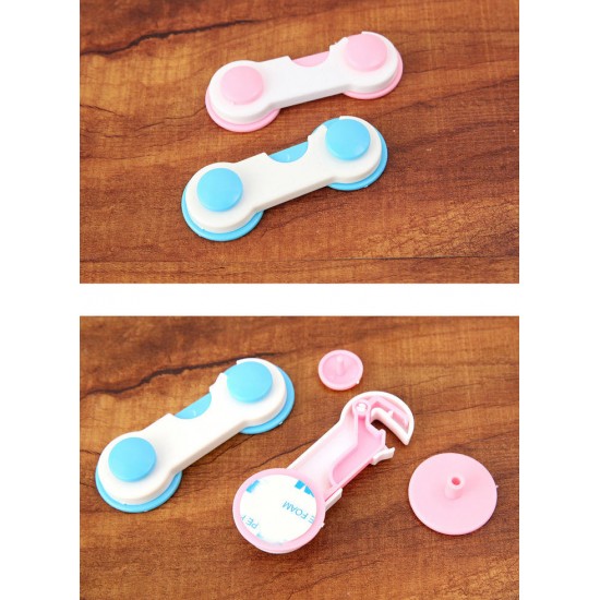Baby Kid Toddler Safety Gear Plastic Door Drawer Wardrobe Protection Lock Baby Kid Toddler Safety Gear Plastic Door Drawer Wardrobe Protection Lock