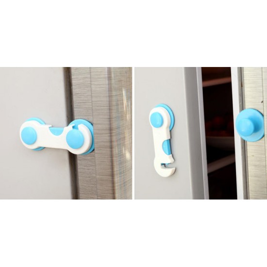 Baby Kid Toddler Safety Gear Plastic Door Drawer Wardrobe Protection Lock Baby Kid Toddler Safety Gear Plastic Door Drawer Wardrobe Protection Lock