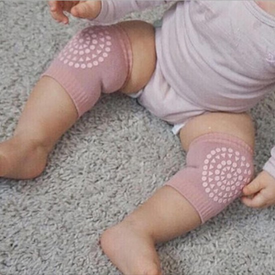 Baby Safety Kneecap Kids Socks Children Kneepad Crawling Anti-Slip Protector