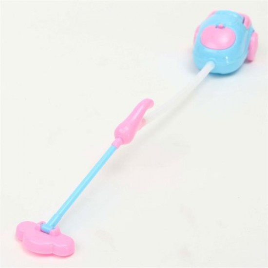 Mini 9Pcs a Set Doll Cleaning Tools Furniture Home Princess Baby Plush Cleaner Household Model Toys