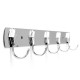 1/3/4/5 Hooks Stainless Clothes Wall Hanger Bathroom Towel Rack